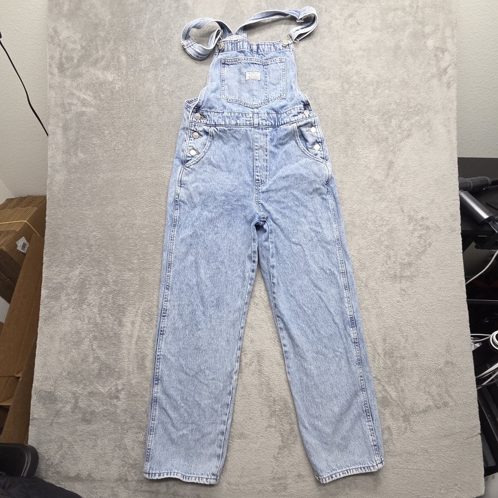 Levi's Overalls Womens S Blue Denim One-Piece Buckle 853150015-0026
